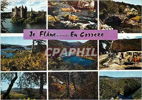 Cartes postales moderne A traverse la Correze