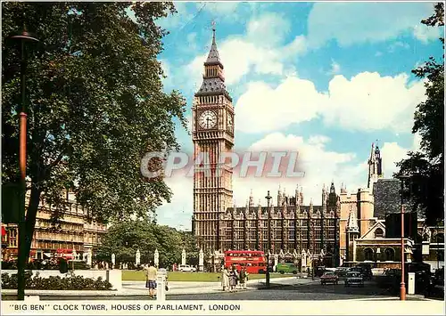 Cartes postales moderne Big Ben Clock Tower Houses of Parliament London