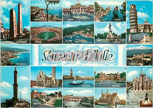 Cartes postales moderne Grusse aus Italien