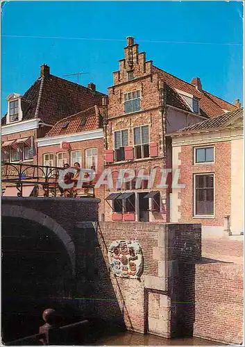 Cartes postales moderne Edam Captains house Museum with floating basement