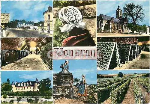 Cartes postales moderne Les Merveilles du Val de Loire Vouvray Indre et Loire