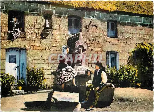 Cartes postales moderne La Bretagne Costumes de Baud Locmine Melrand Morbihan