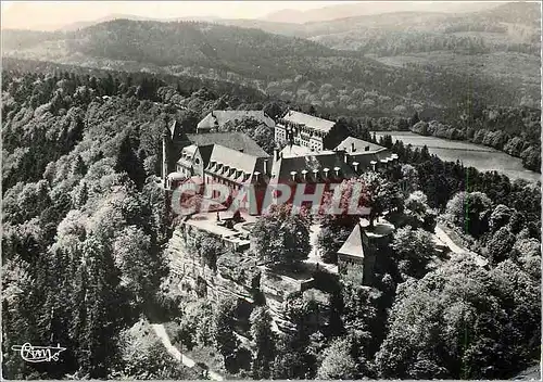 Moderne Karte Mont Ste Odile B Rhin Vue aerienne prise cote Nord Est