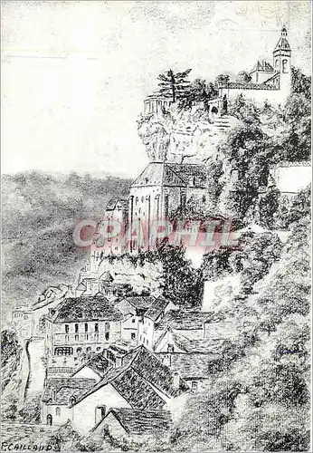 Cartes postales moderne Rocamadour Vue generale