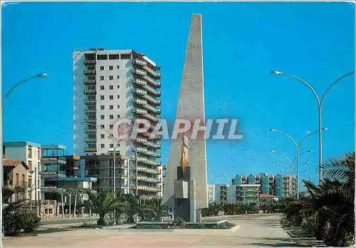 Cartes postales moderne Costa Dorada Tarragona Promenade et monument a Jaime I