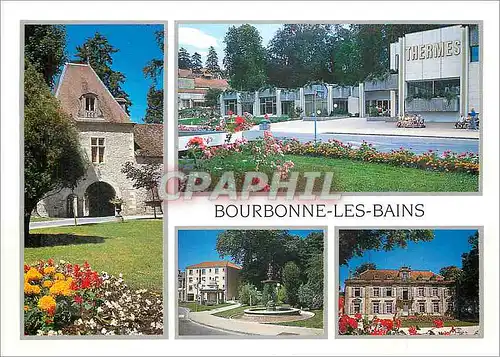 Cartes postales moderne Bourbonne les Bains Haute Marne Le donjon L'etablissement thermal