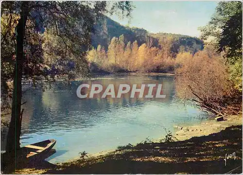 Moderne Karte Douce France Au bord de l'eau calme