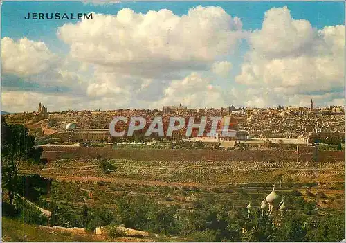 Cartes postales moderne Jerusalem Vue generale de la cite du haut du Mont des Oliviers