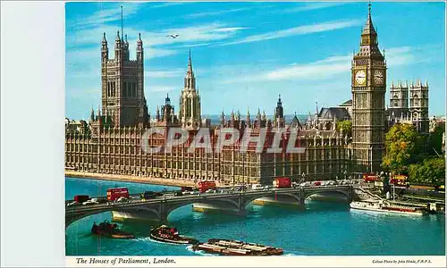 Moderne Karte The Houses of Parliament London