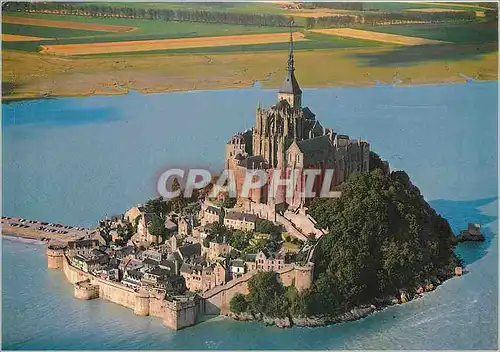 Moderne Karte Le Mont Saint Michel Manche