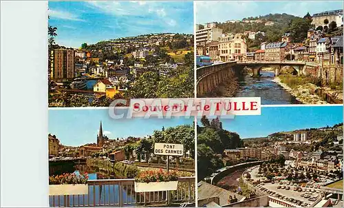 Cartes postales moderne Tulle Correze La promenade du quai Baluze