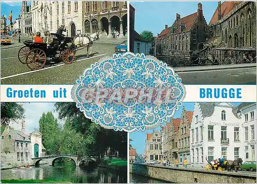 Moderne Karte Groeten uit Brugge