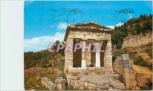 Cartes postales moderne Delphes Le Tresor des Atheniens
