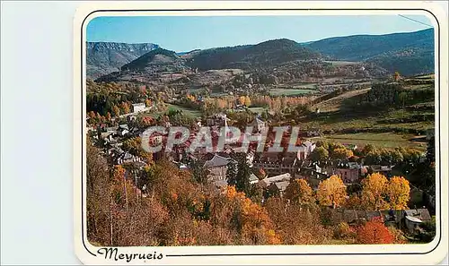 Cartes postales moderne Circuit des Gorges de la Jonte Vue generale de Meyrueis