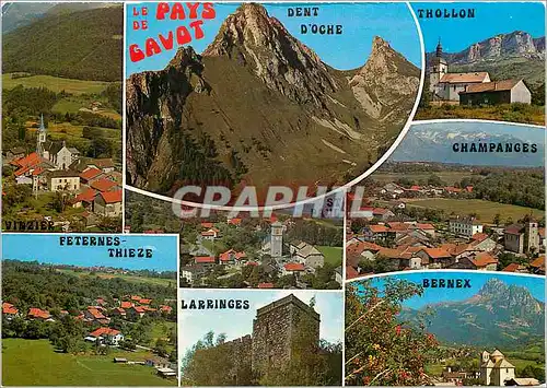 Cartes postales moderne Le Pays de Gavot Haute Savoie