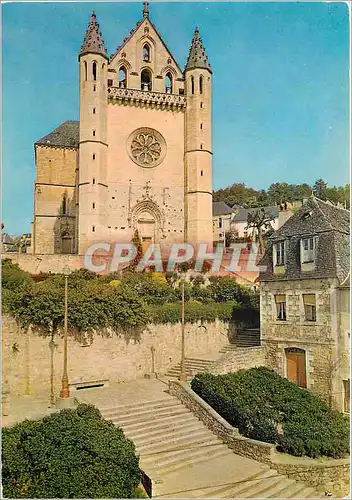 Moderne Karte Terrasson Dordogne L'Eglise