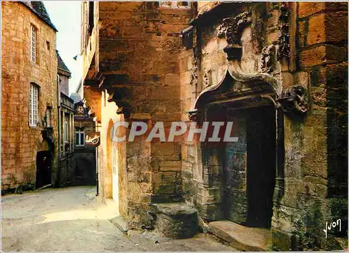 Cartes postales moderne Sarlat Dordogne Rue de la Salamandre Porte de l'Hotel de Grezel