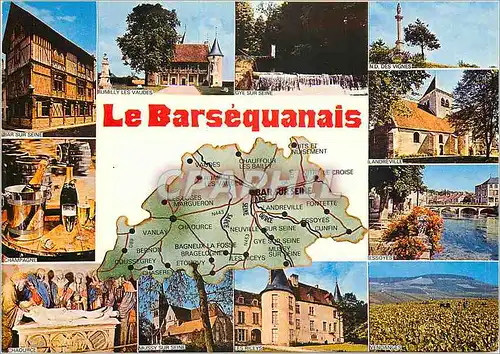 Cartes postales moderne En Champagne Le Barsequanais Vallees Aube