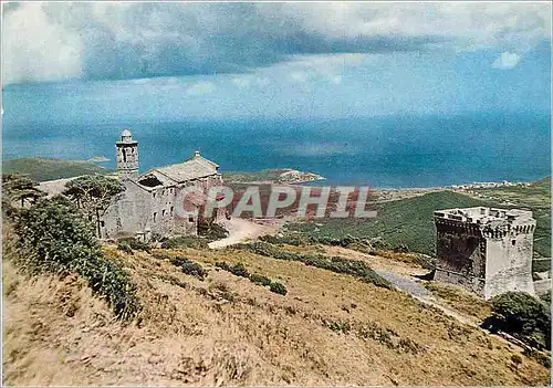 Cartes postales moderne Corse Ile de Beaute Rogliano Le vieux couvent et la tour Barbara da Mare