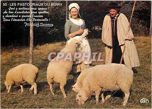 Moderne Karte En Berry Les Pastouriaux Cliche realise avec le concours du groupe folklorique
