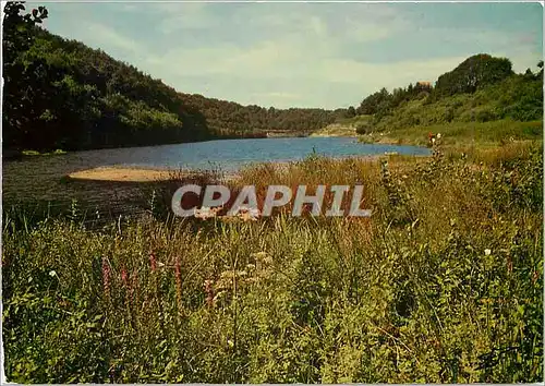 Cartes postales moderne Neris les Bains Station thermale du systeme nerveux Le plan d'eau