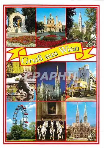 Cartes postales moderne Gruss aus Wien Austria
