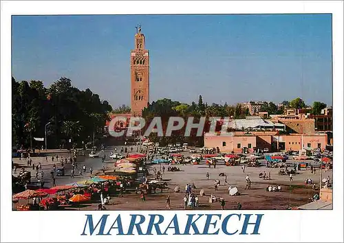 Cartes postales moderne Marrakech Maroc Place Jamaa El Fna