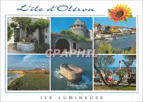 Moderne Karte L'Ile d'Oleron Vieux puits la prieure de la Perroche