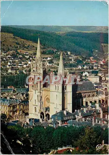 Moderne Karte Mende Lozere La Cathedrale