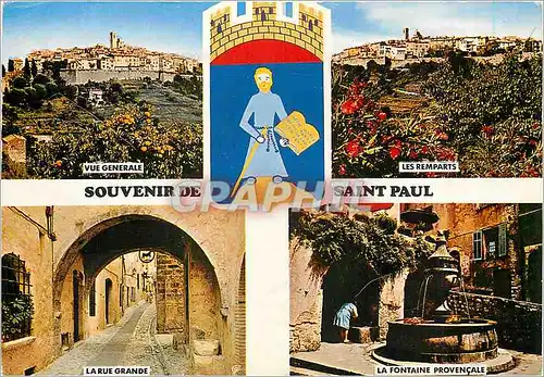 Cartes postales moderne Cote d'Azur Carrefour Mondial du Tourisme Saint Paul