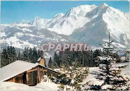 Cartes postales moderne Massif du Mont Blanc et Aiguilles de Chamonix