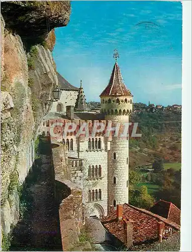 Cartes postales moderne Roc Amadour Lot La Cite religieuse vue du chemin de ronde