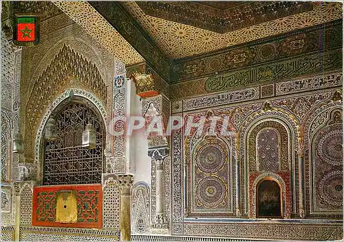 Cartes postales moderne Fez Trone Moulay Idriss