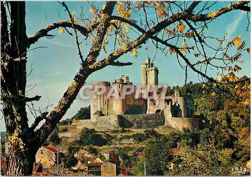 Moderne Karte Chateau de Bonaguil Monument historique propriete de la Commune de Fumel