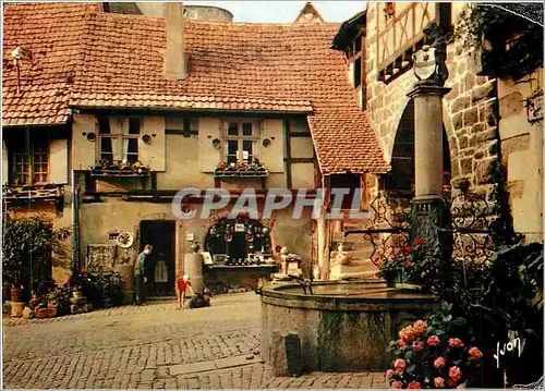 Moderne Karte Riquewihr Haut Rhin Dans un cadre authentique du Moyen age au pied du Dolder