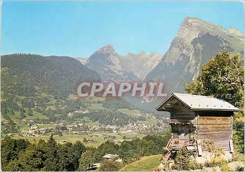 Cartes postales moderne Samoens Haute Savoie Vue generale et le Criou