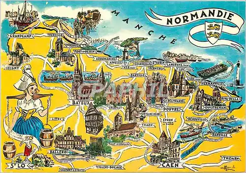 Cartes postales moderne Normandie