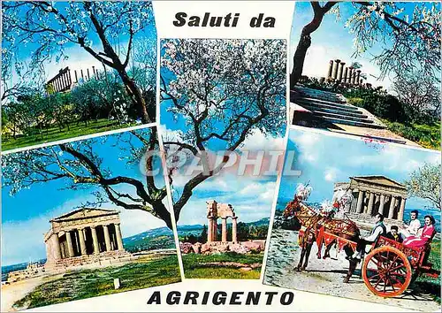 Cartes postales moderne Agrigento Tempio della Concordia