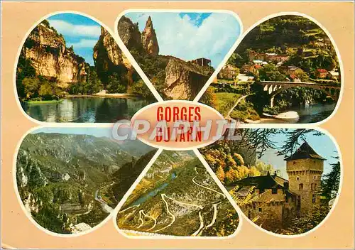 Cartes postales moderne Gorges du Tarn Les Detroits Le Roc Aiguille St Chely
