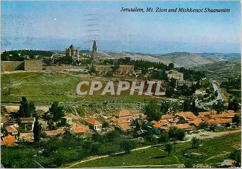 Cartes postales moderne Jerusalem Mt Zion and Mishkenot Shaananim