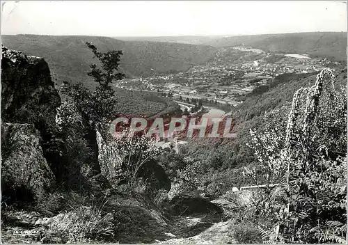 Cartes postales moderne Ardennes Pittoresque Montherme vue de la Roche Romo