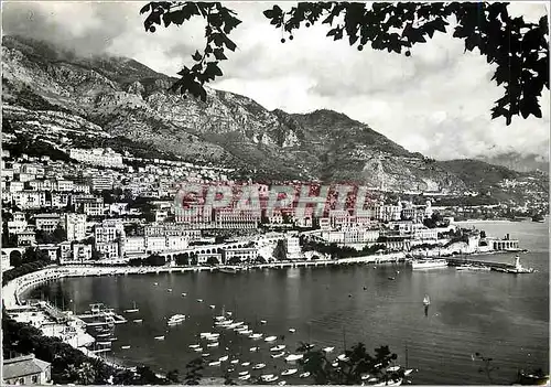 Cartes postales moderne Monte Carlo Vue generale et le Port