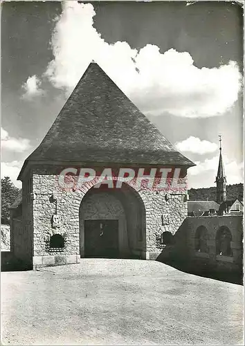 Cartes postales moderne Abbaye de la Pierre Qui Vire La Tour d'Entree