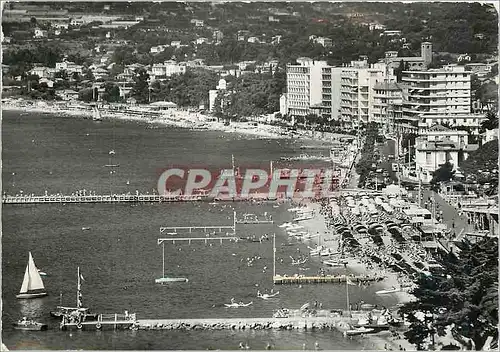 Cartes postales moderne Cote d'Azur Juan les Pins Les Plages et la Promenade