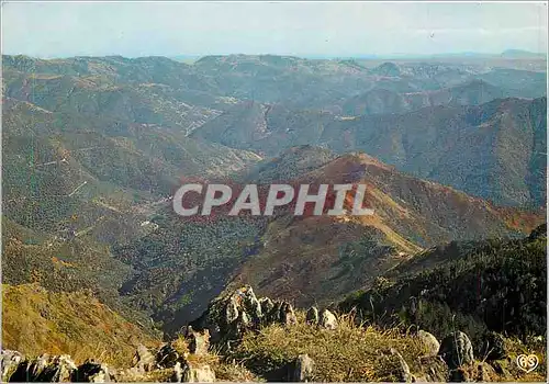 Moderne Karte Observatoire du Mont Aigoual Saut du Capelan