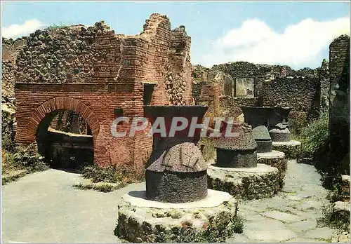 Moderne Karte Pompei Fouilles Four et Moulins