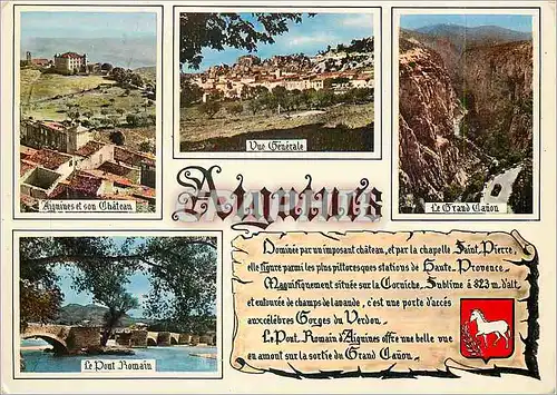 Cartes postales moderne Aiguines Var