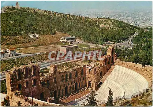 Moderne Karte Athenes L'Odeon de l'Herodes d'Atticus