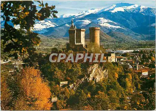 Cartes postales moderne Foix Ariege La ville et le chateau