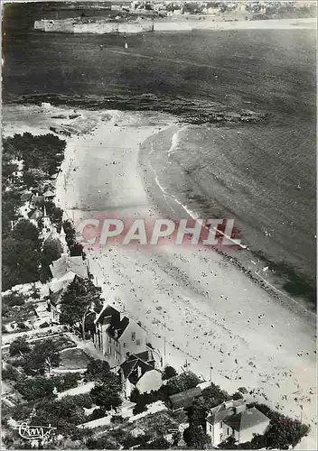 Cartes postales moderne Larmor Plage Morbihan Vue aerienne Plage de Toulhars Au loin Port Louis